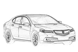 Acura TLX 2015-2017 rho-plate V2